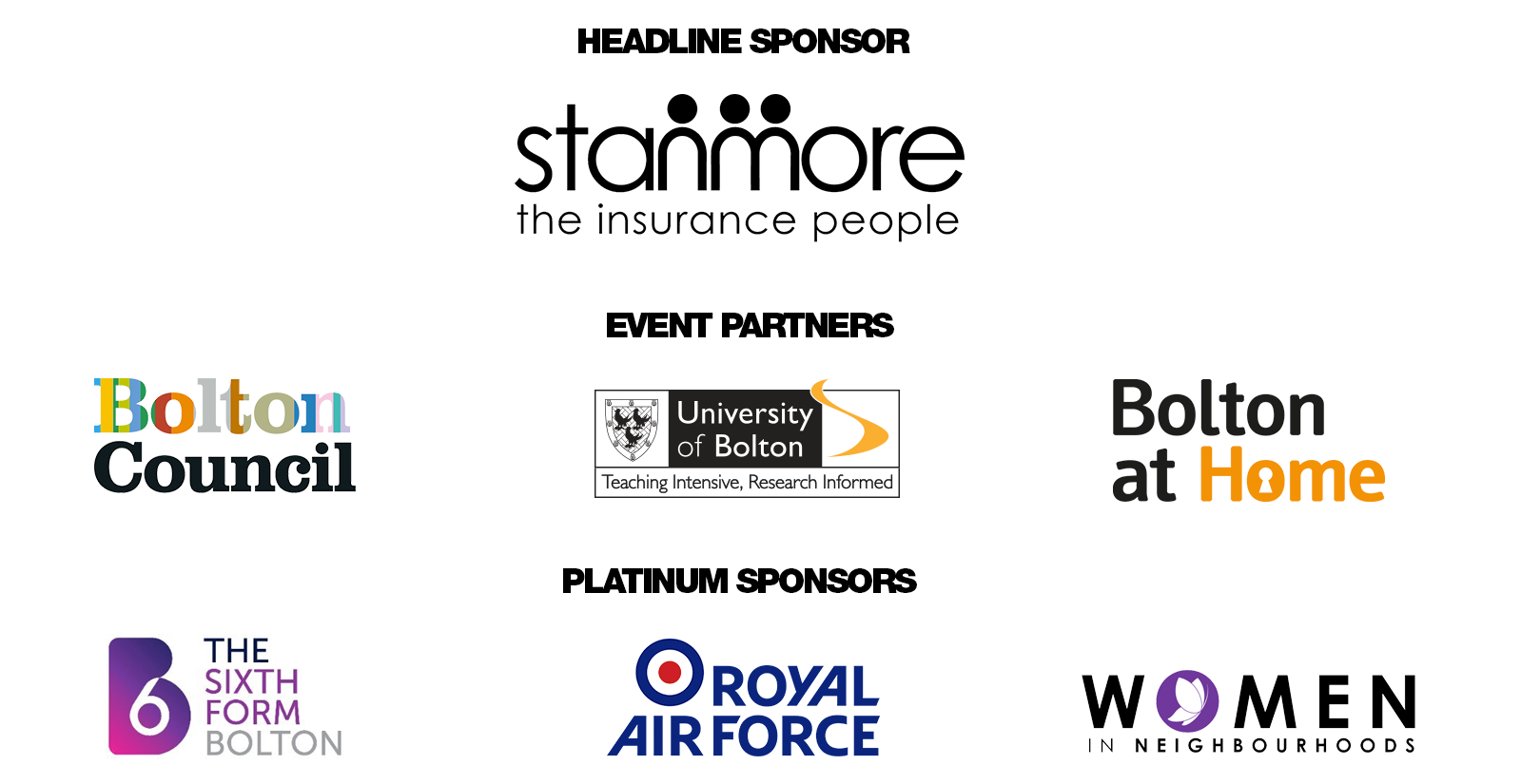 She Inspires Sponsors