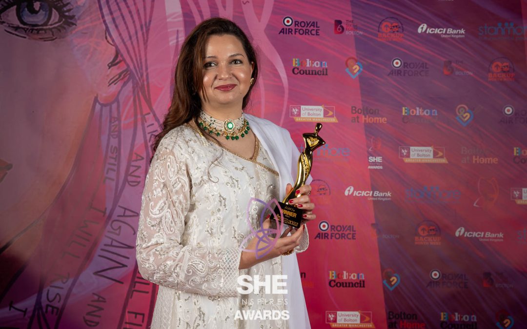 Sale mum wins prize at She Inspires Award